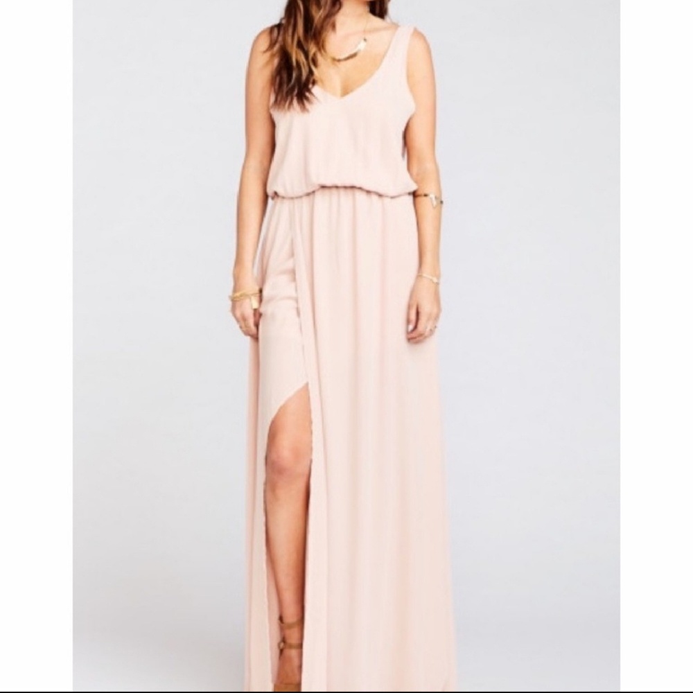 Long bridesmaids dress